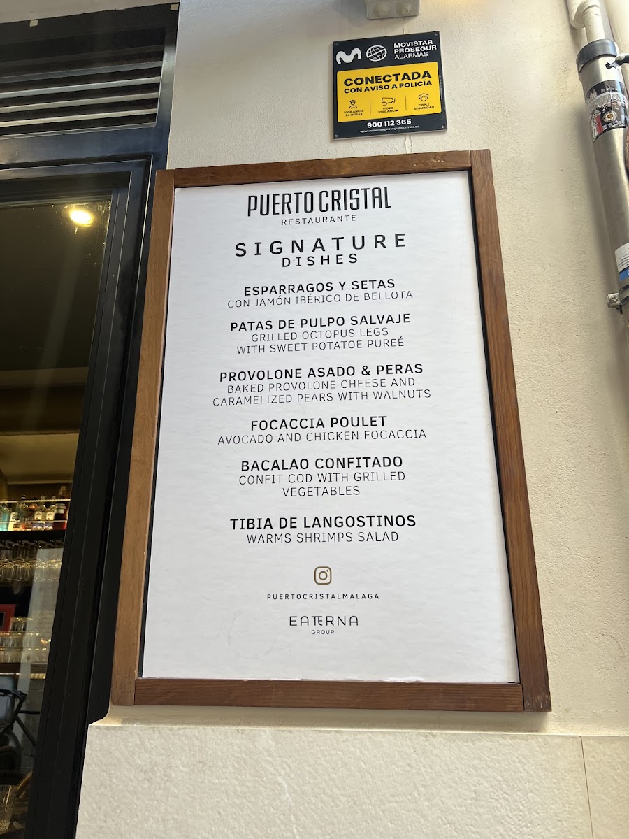 Menu Puerto Cristal Restaurante Malaga Centro-3