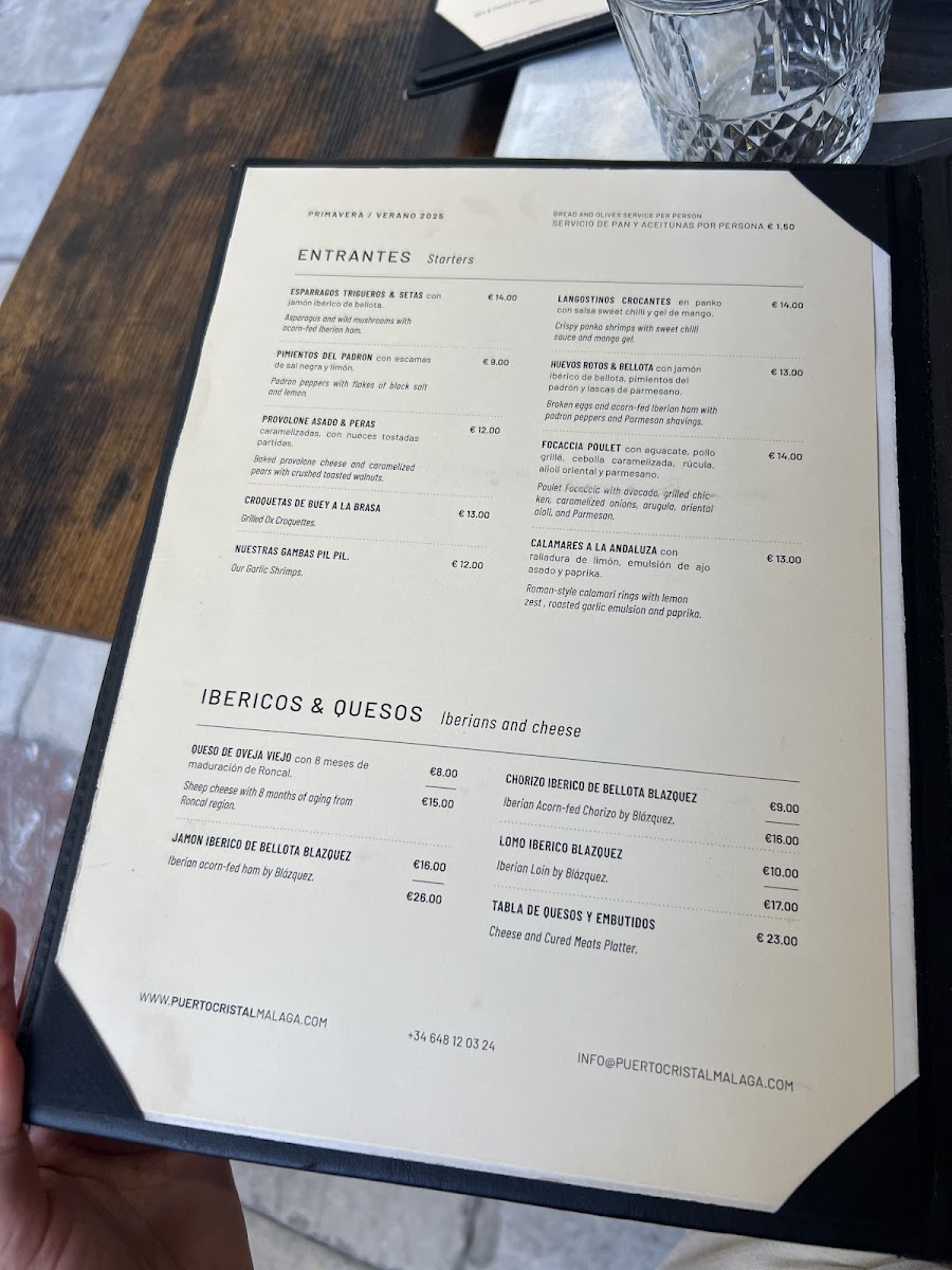 Menu Puerto Cristal Restaurante Malaga Centro-8